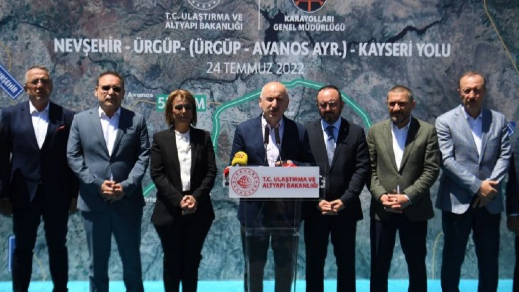 Nevşehir'in ulaşım ve iletişim yatırımları için son 20 yılda 3 milyar liraya yakın harcama yapıldı