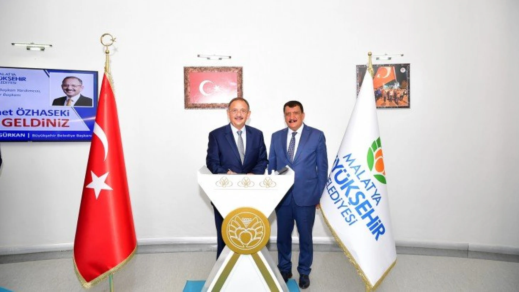 Özhaseki'den Başkan Gürkan'a Ziyaret