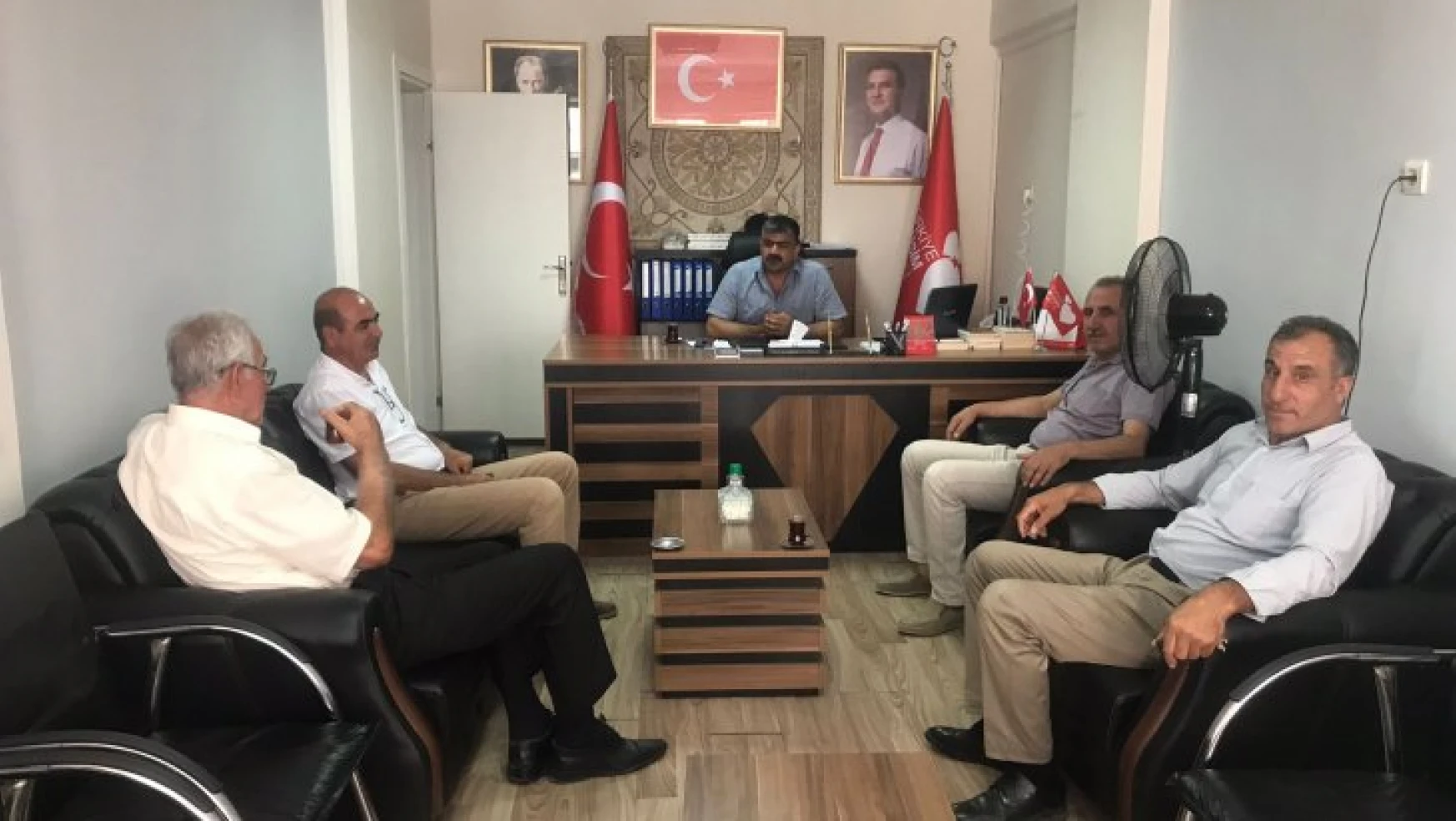 Pancar Ekicileri Kooperatifi Yönetiminden Türkiye Değişim Partisine Ziyaret