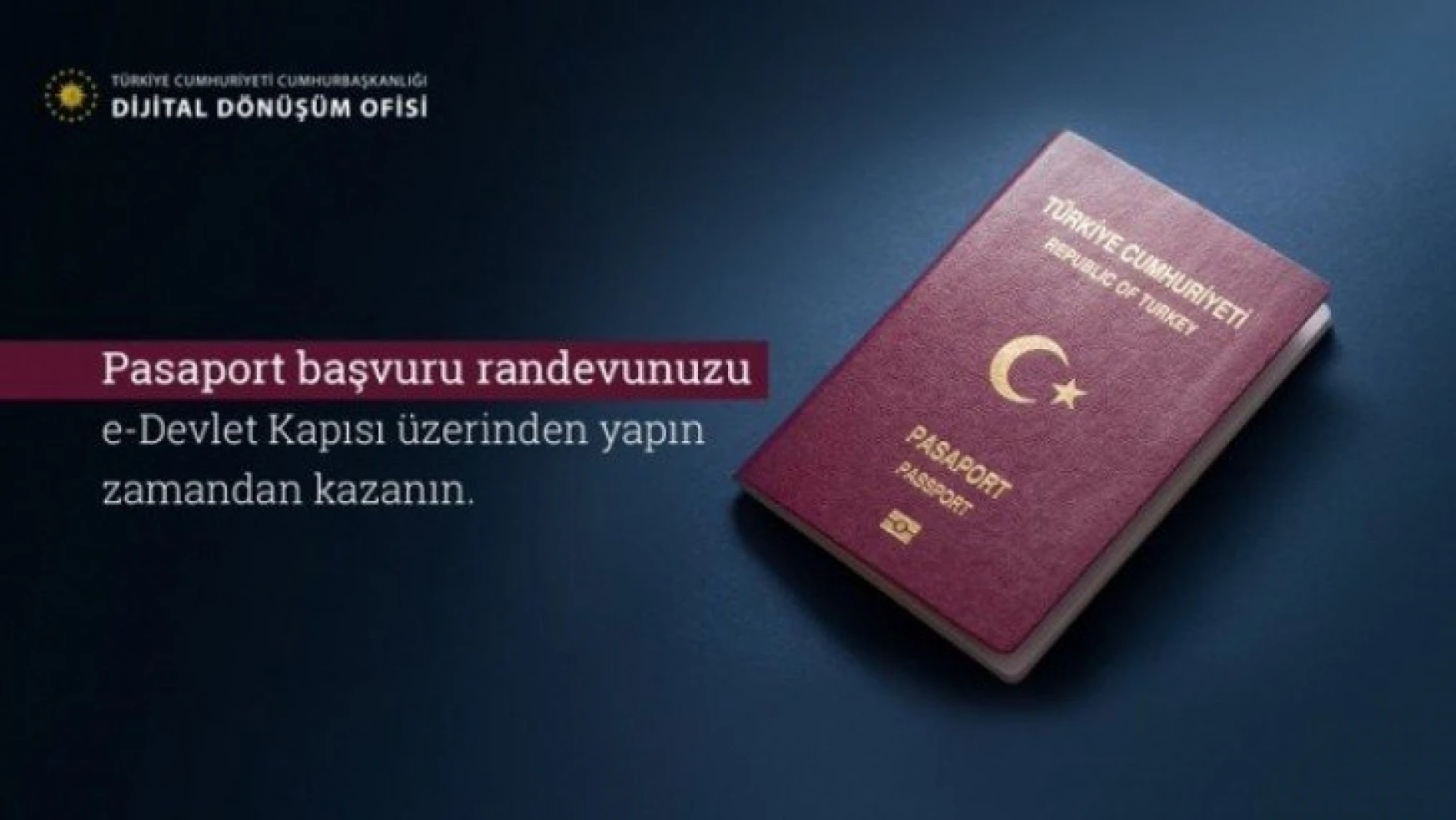 Pasaport randevuları e-devlette