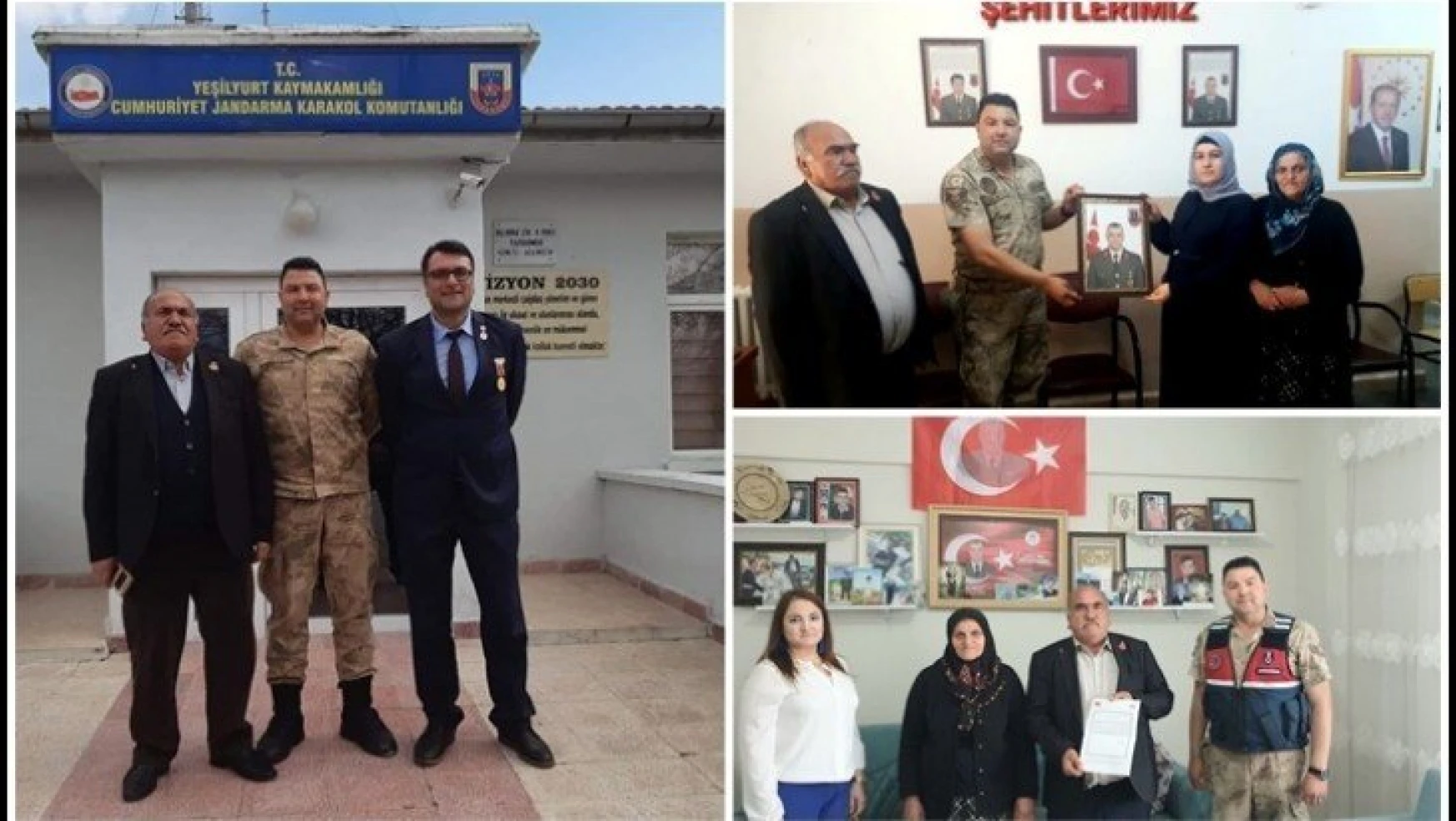 Şehit Ailesinden Jandarma Karakoluna Teşekkür Ziyareti