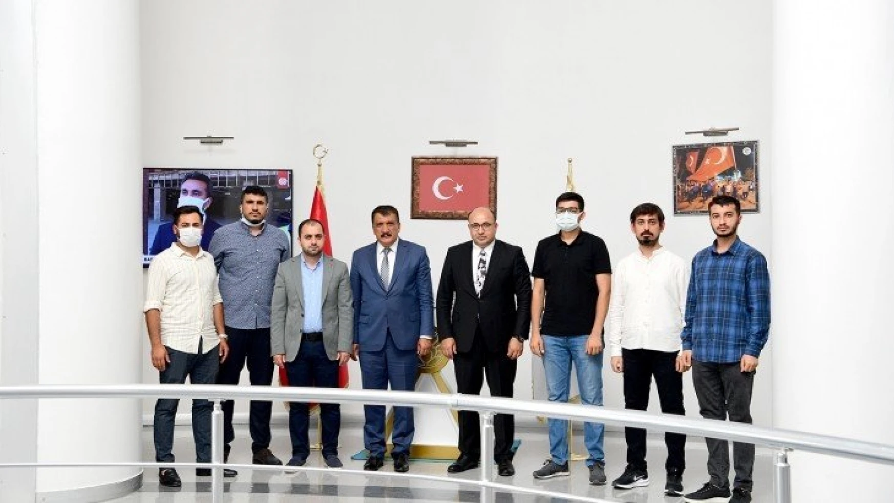 Siyaset Bilimci Prof. Dr. Şahin'den Başkan Gürkan'a Ziyaret