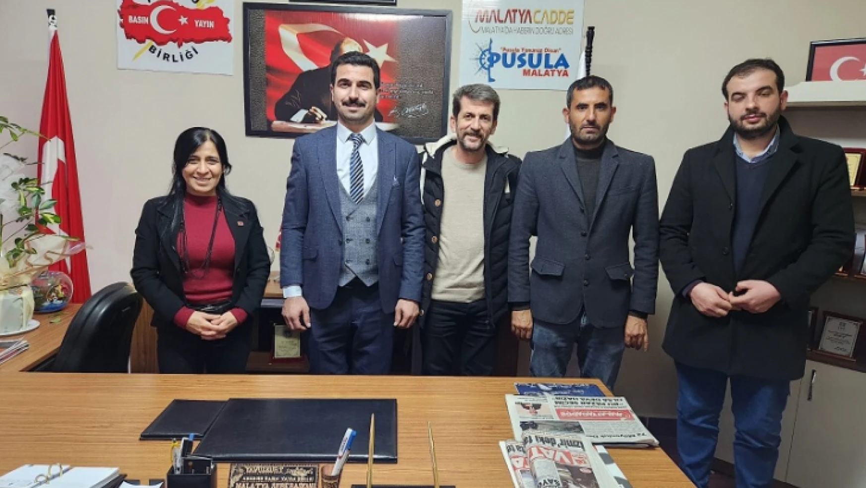 TDP Battalgazi İlçe Başkanı Ahmet Özbulut ABYB'yi ziyaret etti