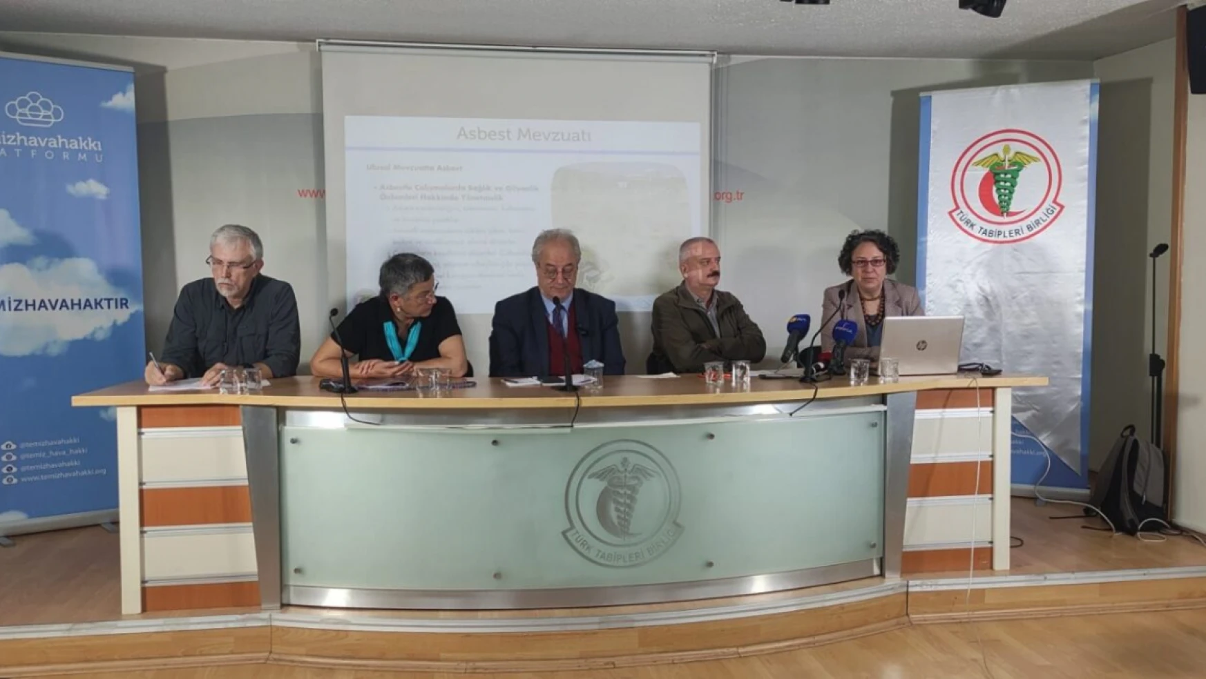 Temiz Hava Hakkı Platformu Ve Türk Tabipleri Birliği Asbest Raporu Yayınlandı