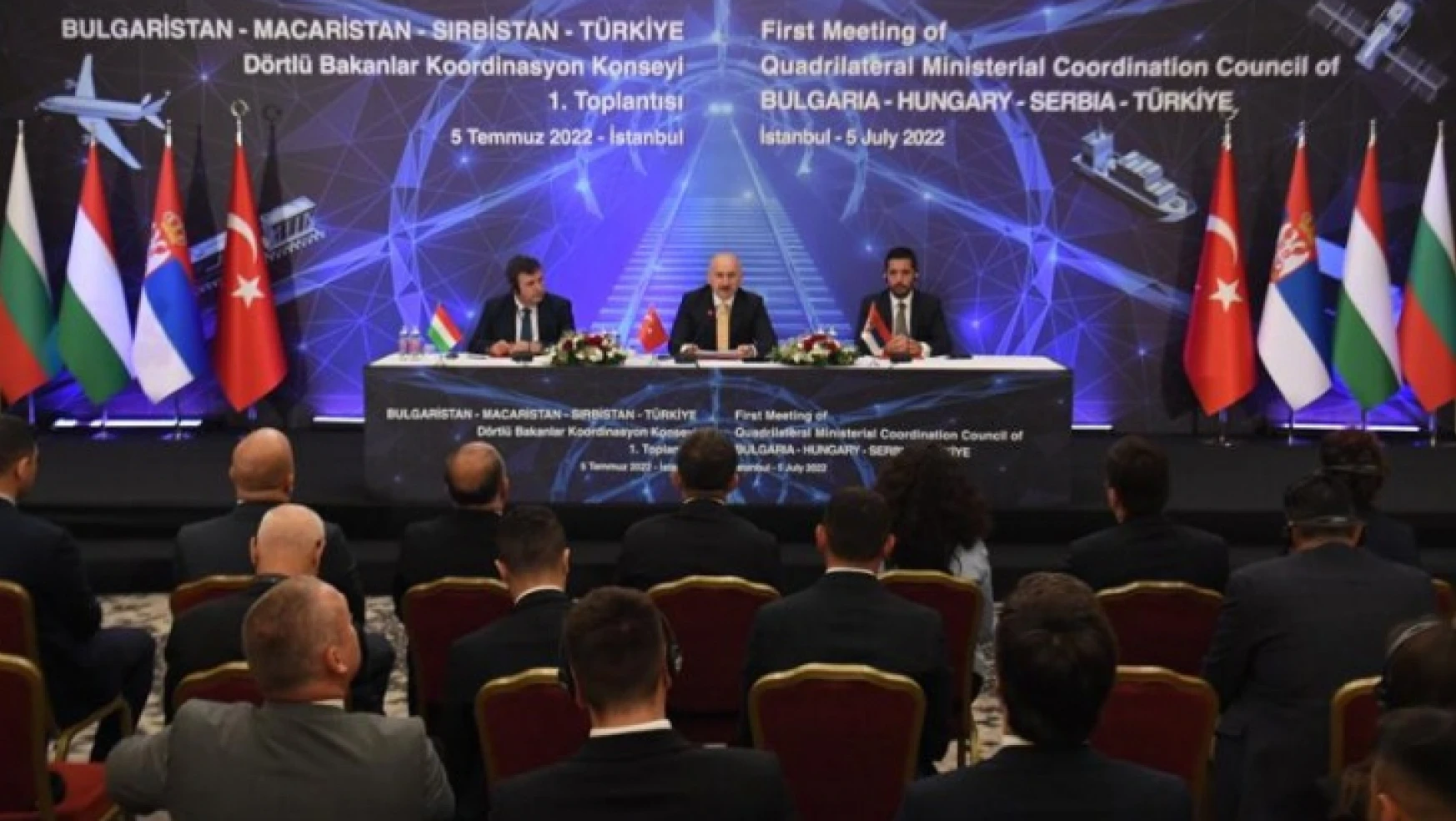 Türkiye Dörtlü Bakanlar Koordinasyon Konseyi toplantısına katıldı.