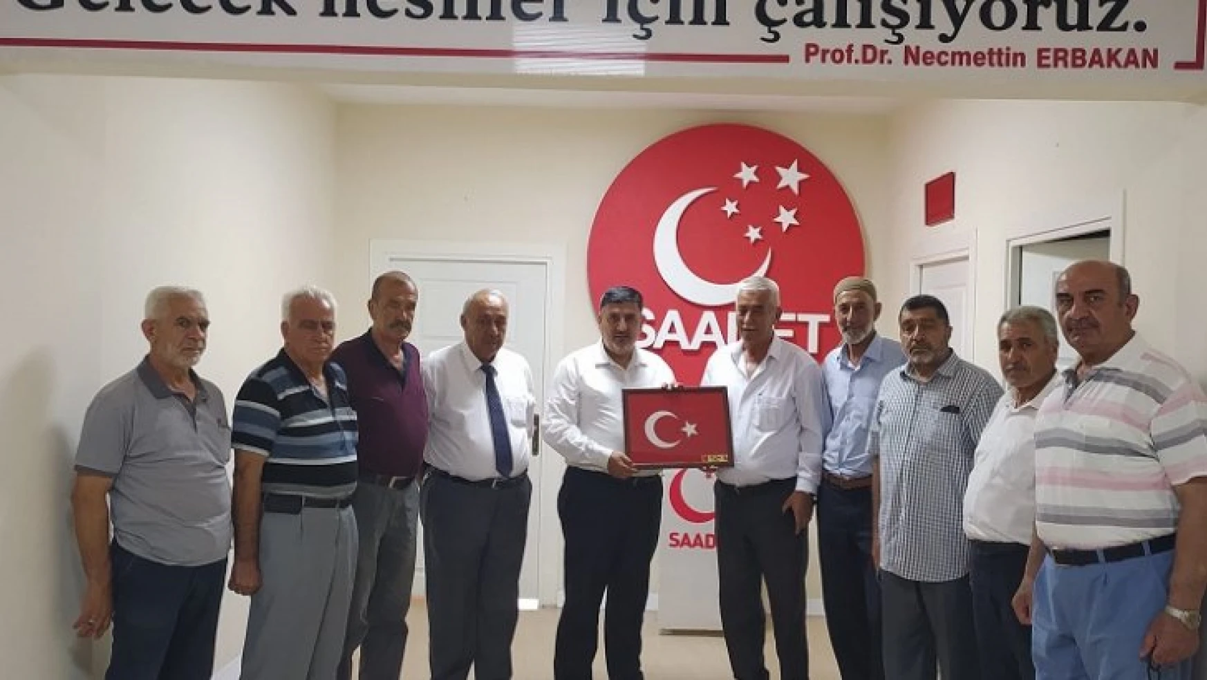 Türkiye Muharip Gaziler Derneği'nden Saadet Partisine Ziyaret