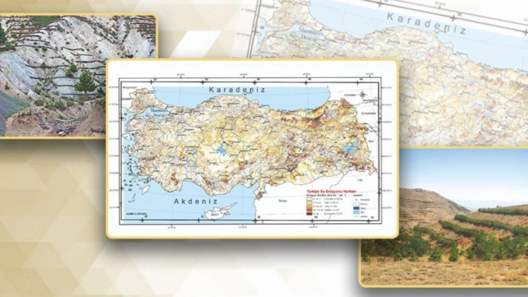 Türkiye'nin su erozyon haritası güncellendi