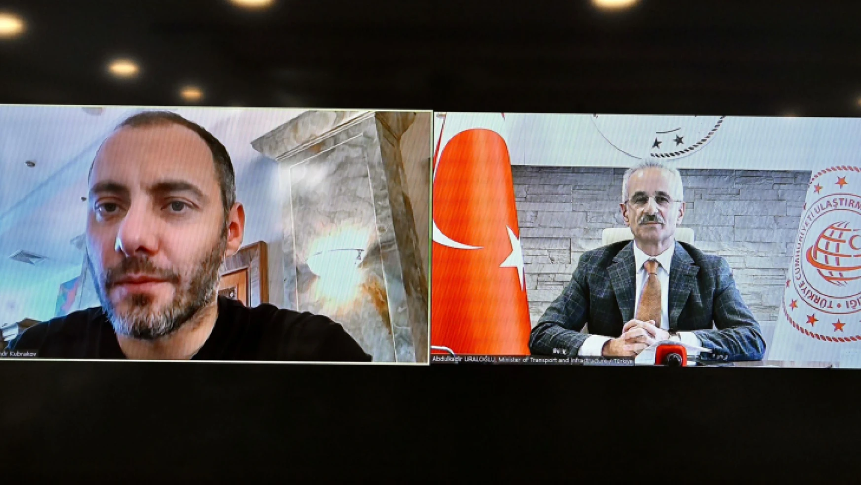 Türkiye Ve Ukrayna Ulaştırma Ve Altyapı Bakanları Video Konferans Görüşmesi Gerçekleştirdi…