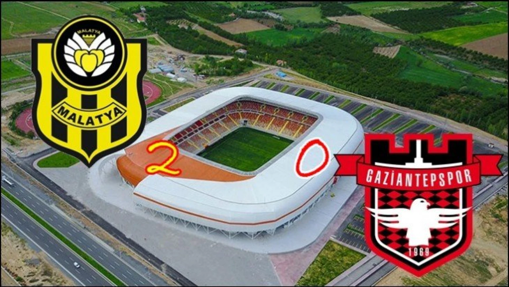Yeni Malatyaspor-Gaziantep  2-0