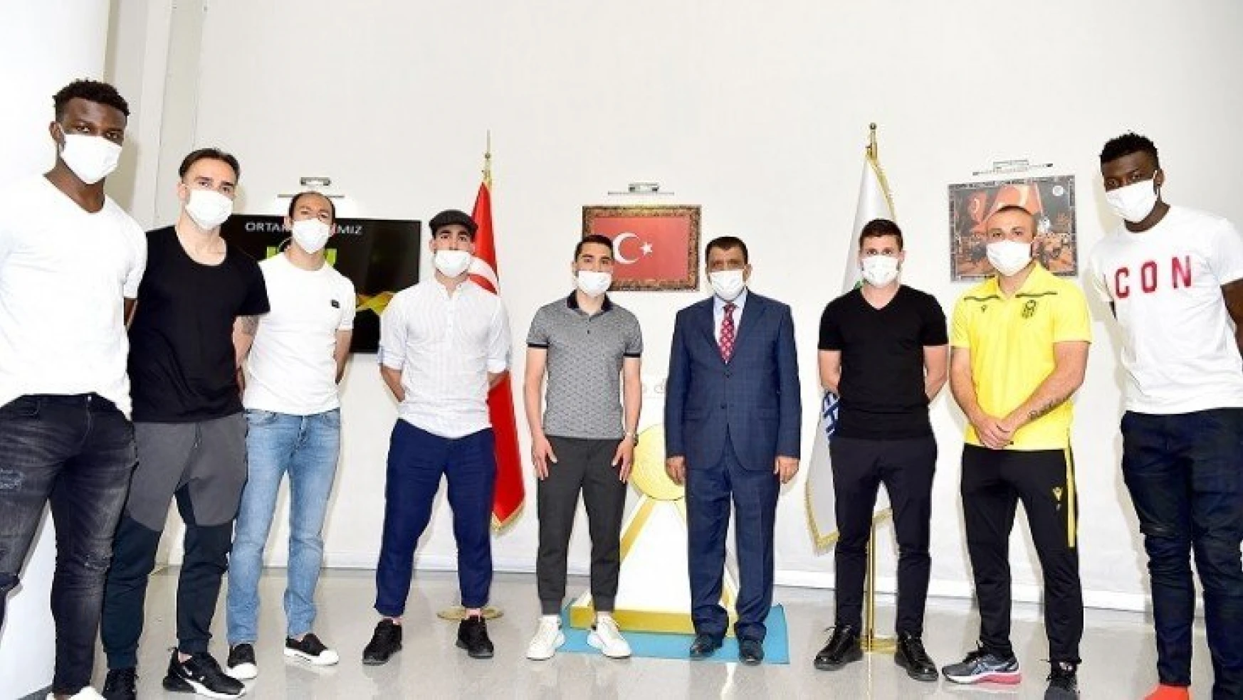 Yeni Malatyaspor'dan Başkan Gürkan'a Ziyaret