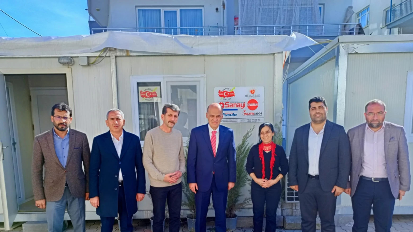 Yeniden Refah Partisi Yeşilyurt Belediye Başkan Adayı Murat Aslan ABYB' yi Ziyaret Etti