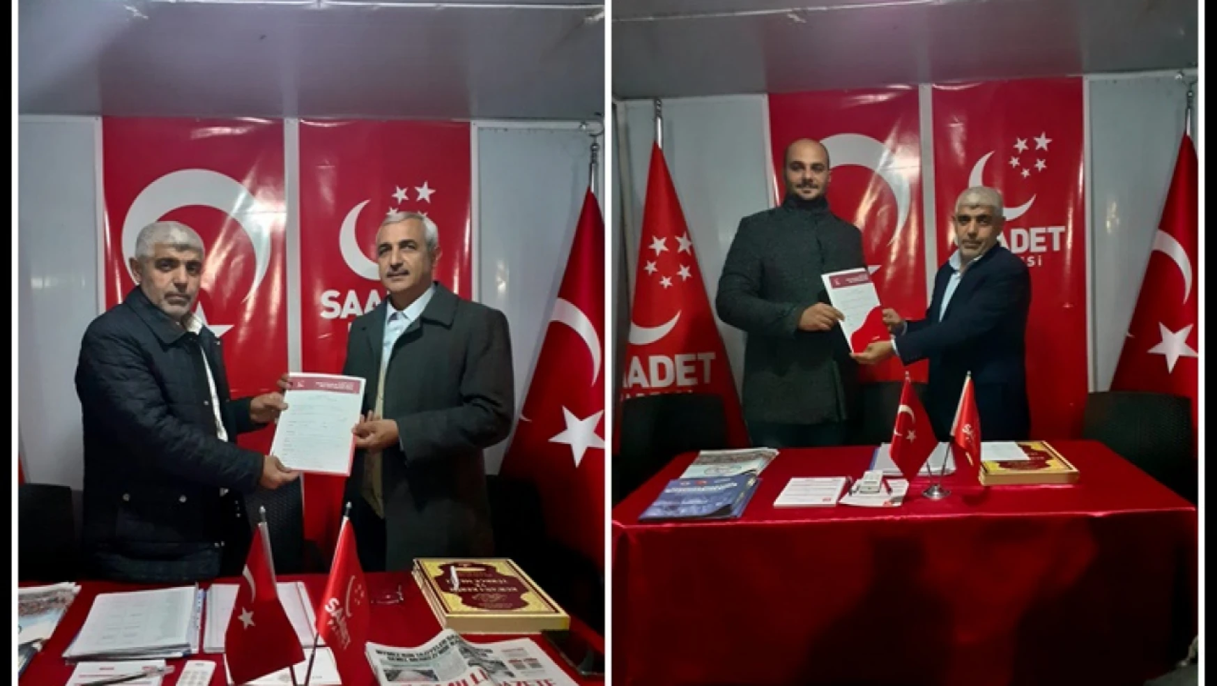Yeşilyurt'a Saadet Partisi'nden Yiğiter ve Gediktaş aday adayı oldular.