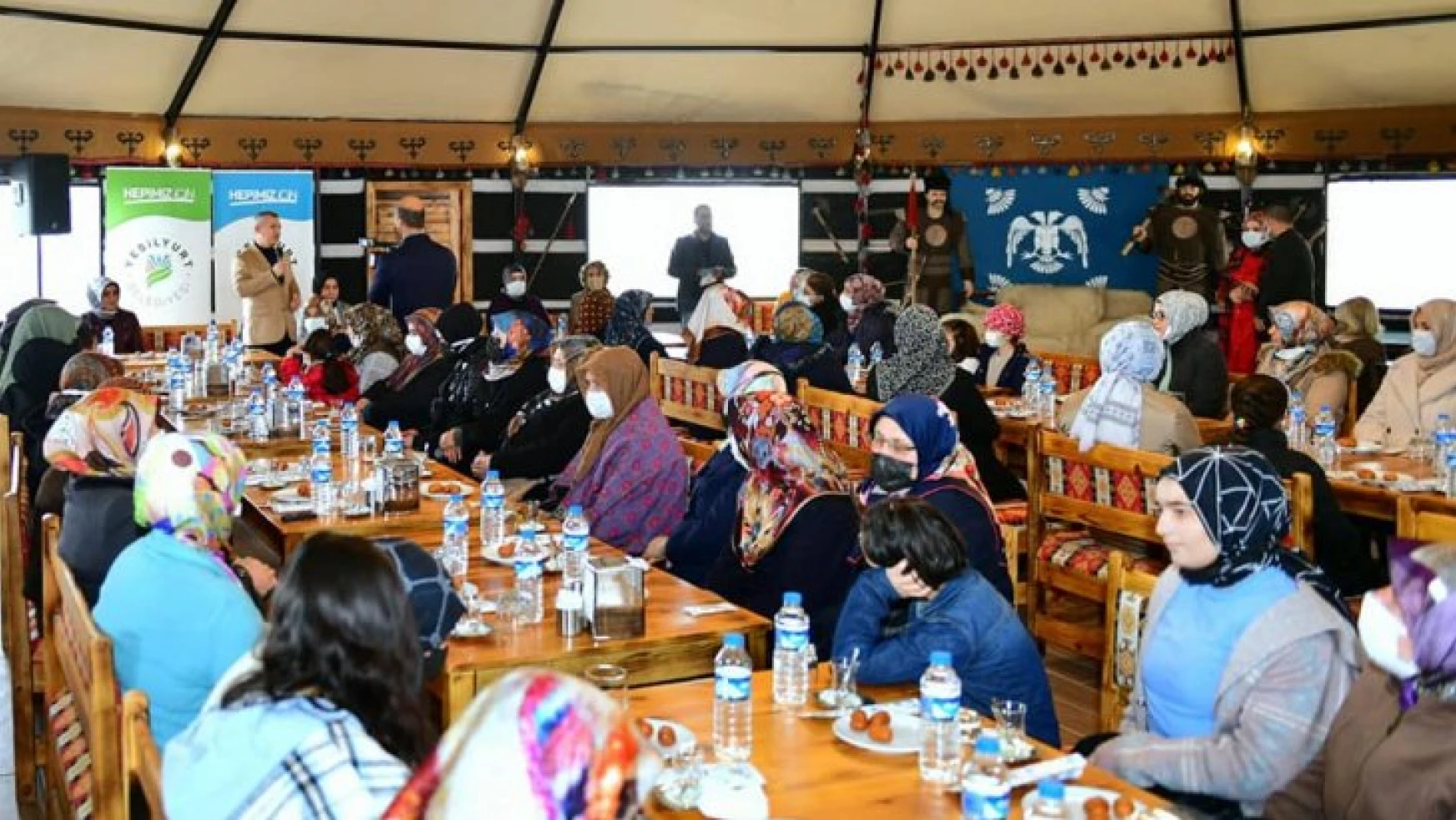 Yeşilyurt Belediyesi Gedik Oba Çadırında 'Miraç Kandili Özel Programı' Düzenlendi