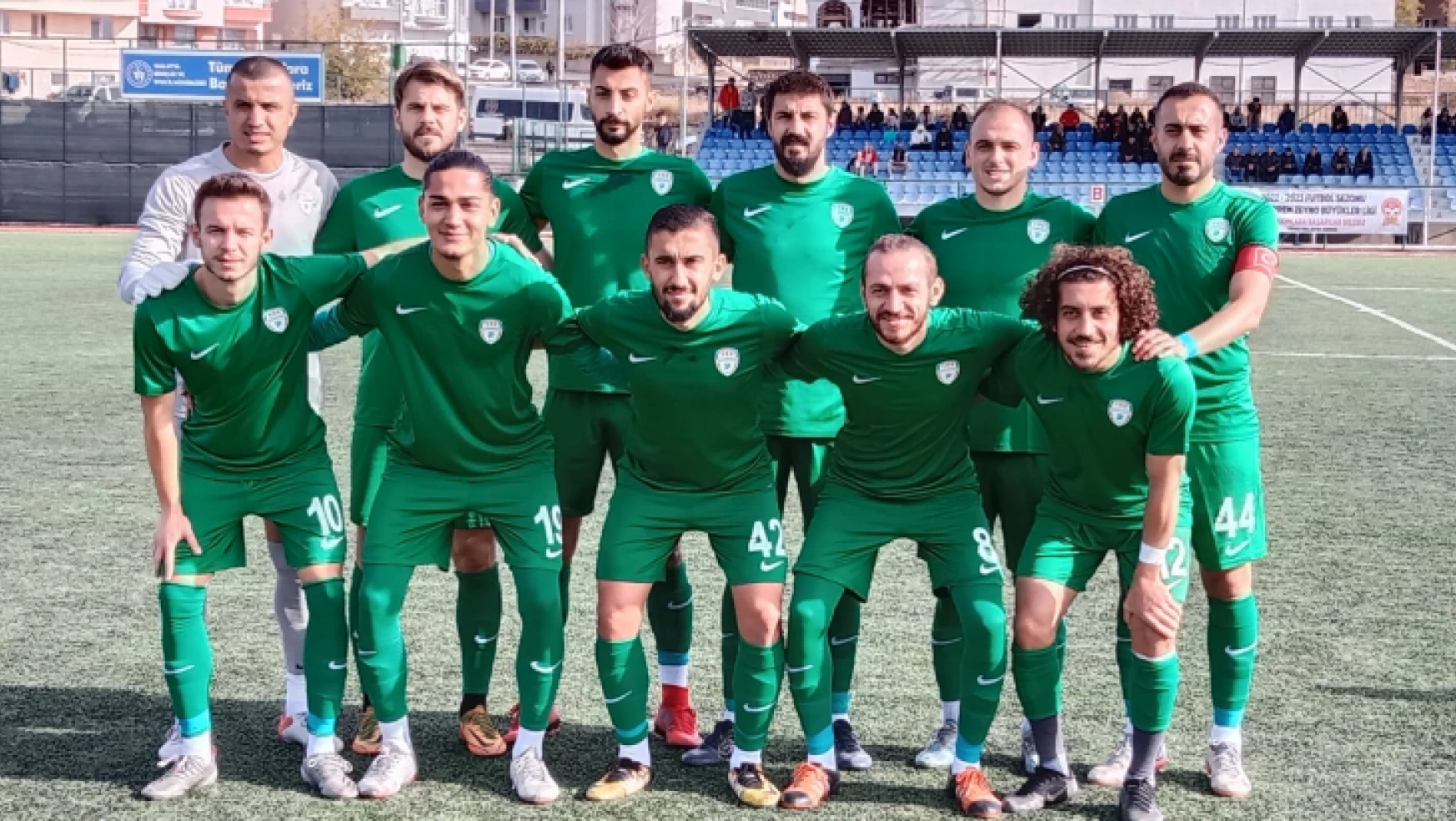 Yeşilyurt Belediye spor Tunceli Dersimspor'a 1-0 mağlup oldu.