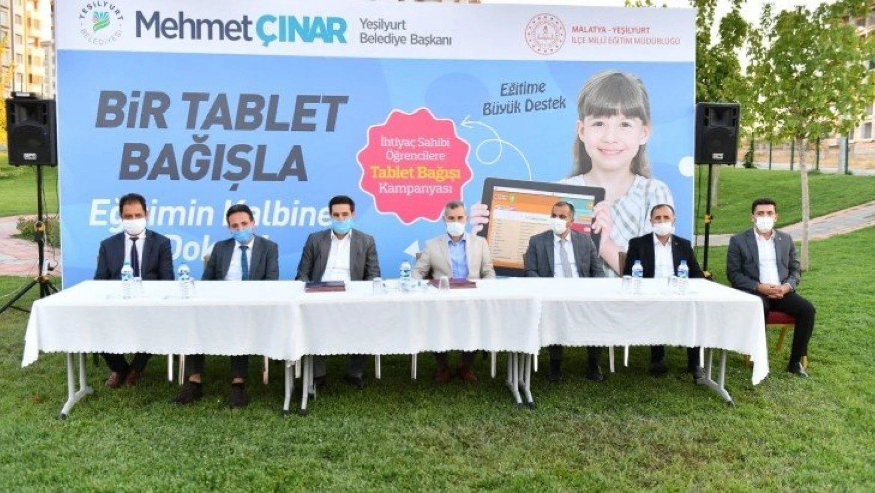 Yeşilyurt'ta Tablet bağış kampanyası başladı
