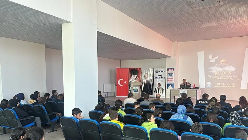 Kale'de Kudüs konulu söyleşi gerçekleştirildi