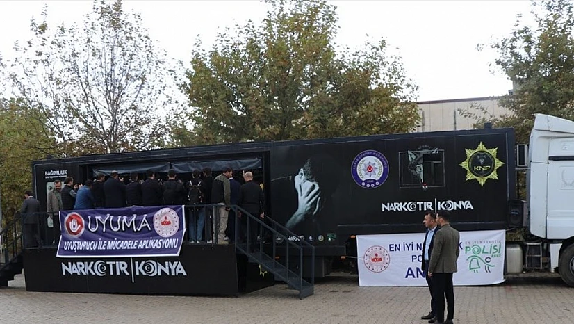 Uyuşturucunun zararlarının anlatıldığı 'Narko TIR' Elazığ'da