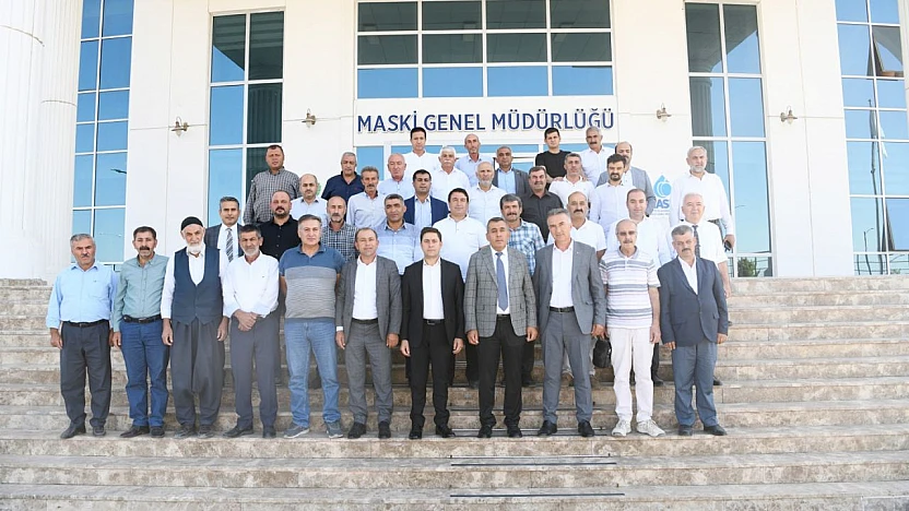 MASKİ) Genel Müdürü Mehmet Mert, Mahalle Muhtarlarıyla Bir Araya Geldi